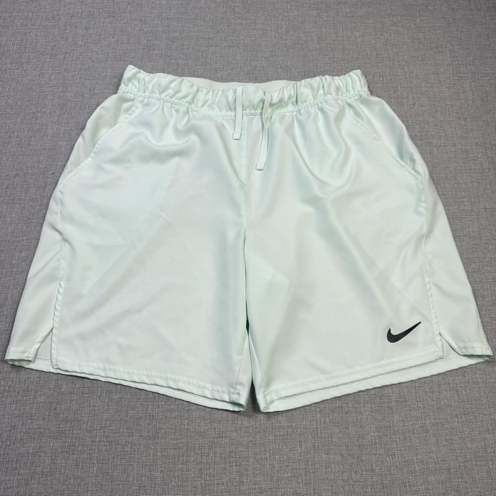 Nike Dri-FIT Court Victory 9" Running Shorts Mens XL Green Athletic Performance